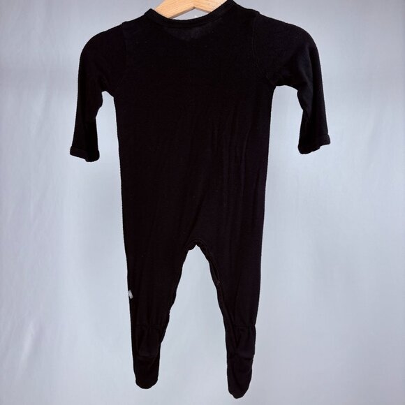 Kyte Baby Midnight Solid Black Bamboo Snap Footed Sleeper Outfit 3-6m / 6m - Picture 5 of 8
